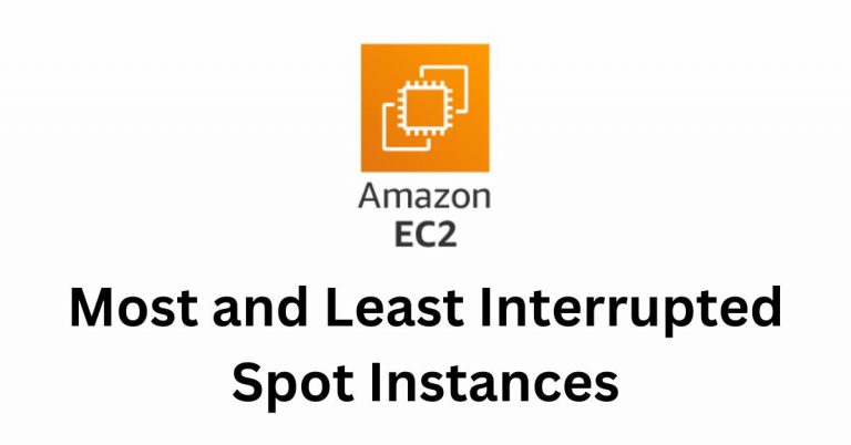 Amazon EC2: Most and Least Interrupted Spot Instances